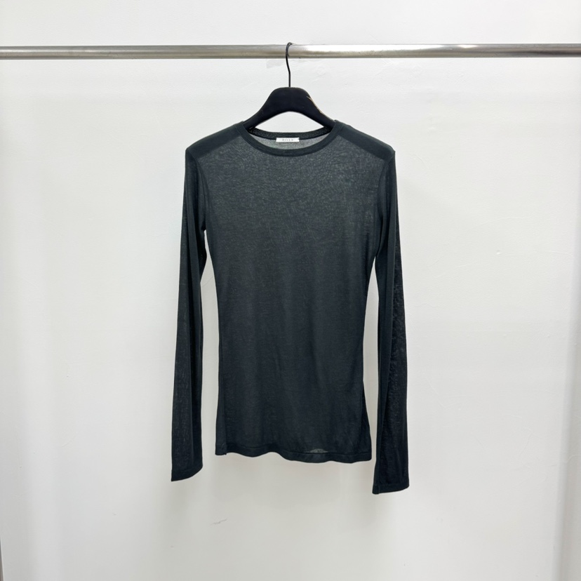 RIVER韓國直郵㊣女裝新款時尚職業人氣推薦休閑熱賣長袖T恤WATER/RIVER長袖T恤圖色4墨綠