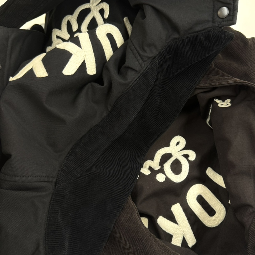 RIVER韓國直郵㊣女士新品職業時尚人氣夾克里外穿燈芯絨雙面WATER/RIVER夾克