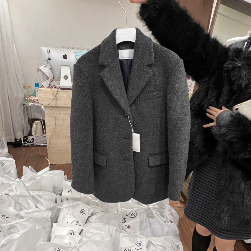 UNDERSTANDING東大門㊣實拍女士新品職業時尚真品夾克不含披肩UNDERSTANDING夾克圖色4