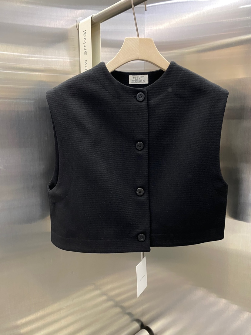 VELVET UNDERGROUND韓國代購㊣女士新品人氣真品推薦休閑馬甲VELVET UNDERGROUND馬甲圖色3