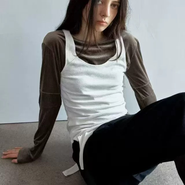 BETTER韓國直郵㊣女士新品推薦25秋冬人氣職業休閑吊帶背心BETTER吊帶/背心圖色4