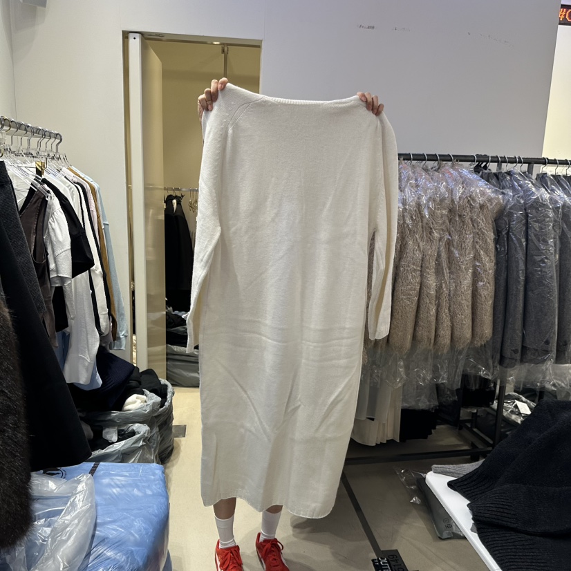 OUTFIT東大門㊣實拍女裝新款25秋冬休閑職業時尚連衣裙高領OUTFIT連衣裙