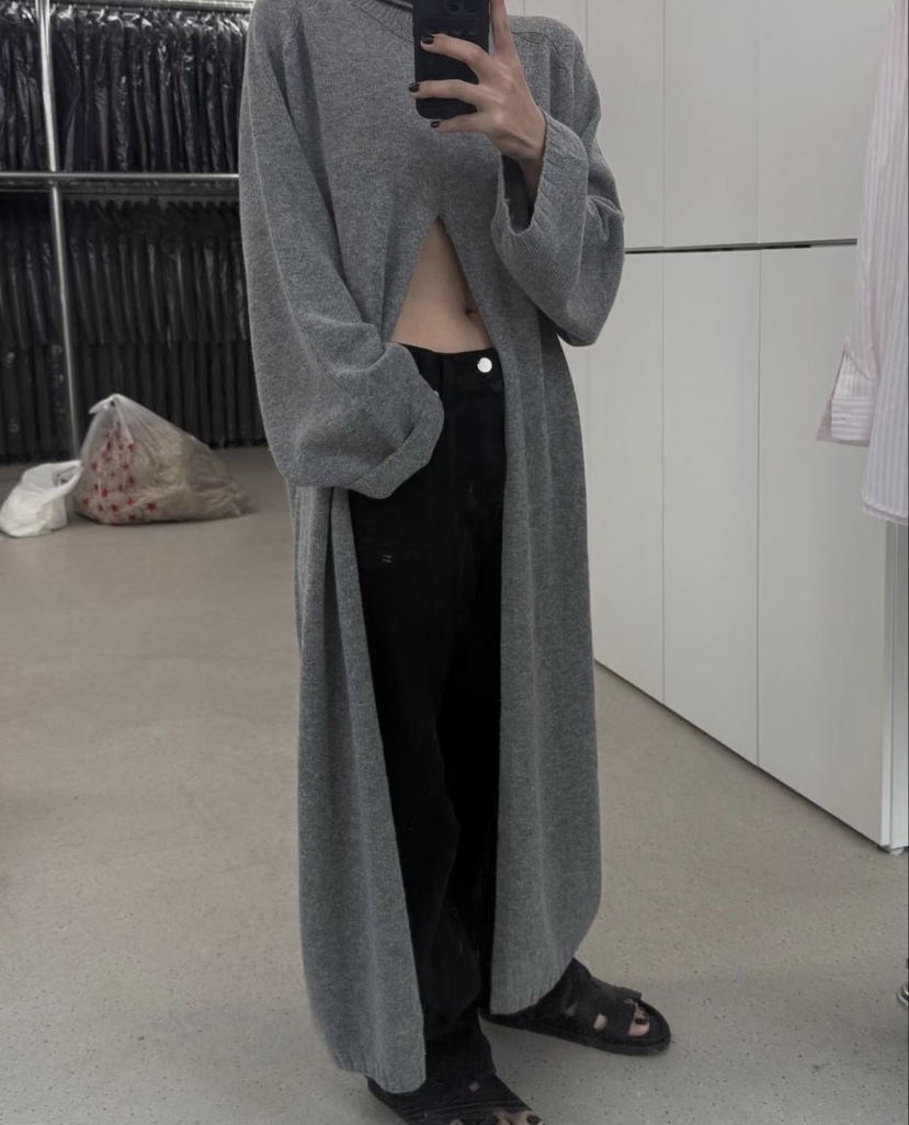 OUTFIT東大門㊣實拍女裝新款25秋冬休閑職業時尚連衣裙高領OUTFIT連衣裙圖色3