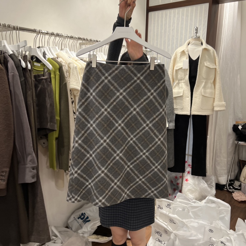 UNDERSTANDING東大門㊣實拍女士新款休閑時尚25秋冬半身裙中短裙UNDERSTANDING半身裙/中短裙圖色2