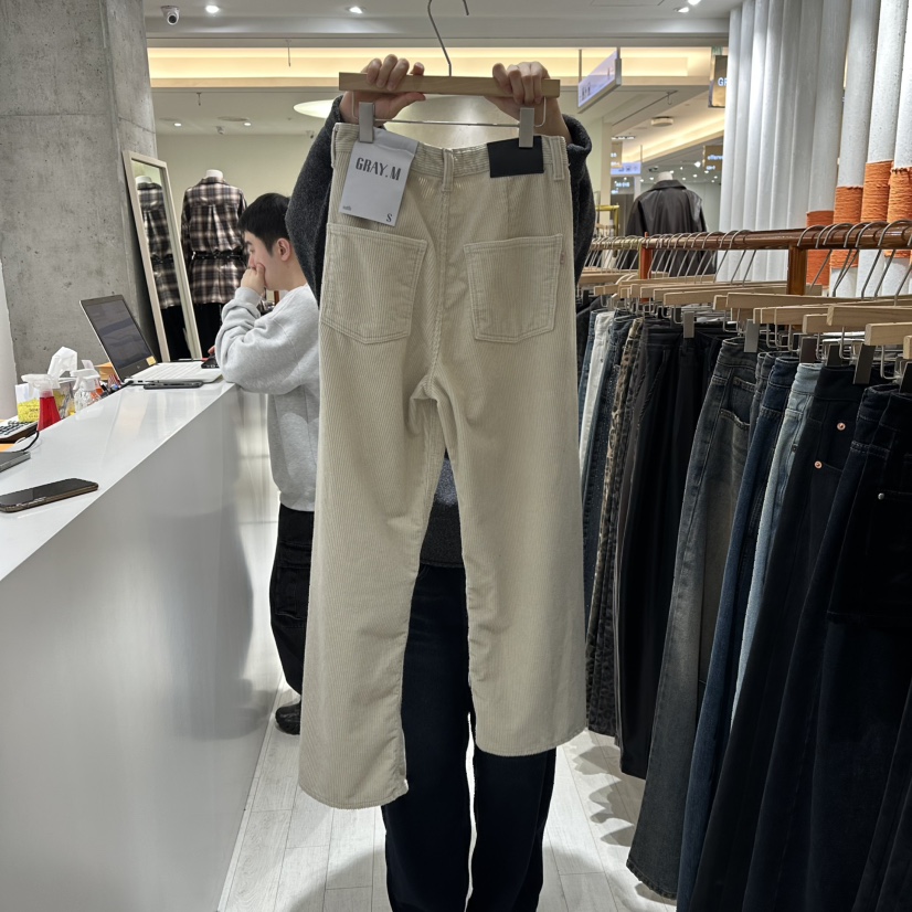 GRAYMELLOW韓國代購㊣女裝新品25秋冬推薦時尚職業真品休閑褲GRAYMELLOW休閑褲