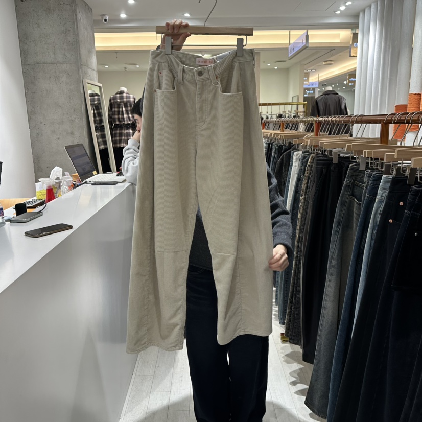 GRAYMELLOW韓國代購㊣女裝新品25秋冬推薦時尚職業真品休閑褲GRAYMELLOW休閑褲