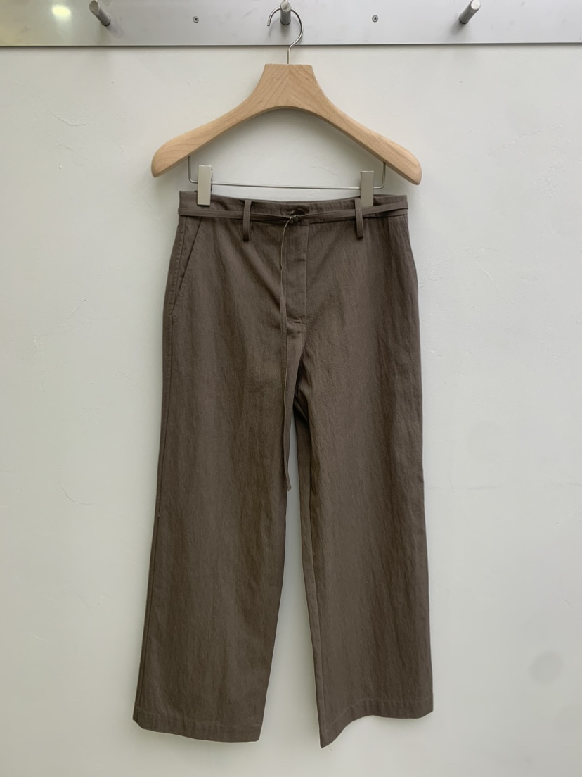 LEGACY BONE東大門㊣實拍女裝新款推薦時尚休閑休閑褲含腰繩LEGACY BONE休閑褲圖色2