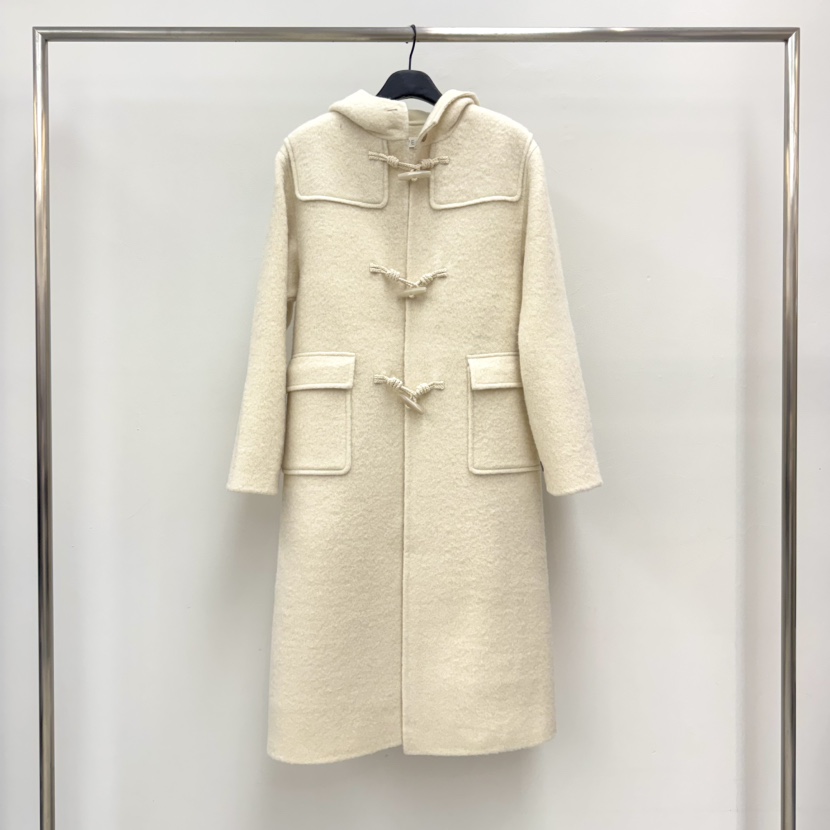 RIVER韓國代購㊣女士新品職業時尚真品25秋冬中長款大衣羊駝雙層WATER/RIVER中長款大衣