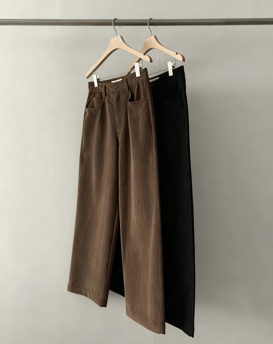 MONIQUE東大門㊣代購女裝新品時尚推薦真品熱賣休閑褲燈芯絨MONIQUE休閑褲