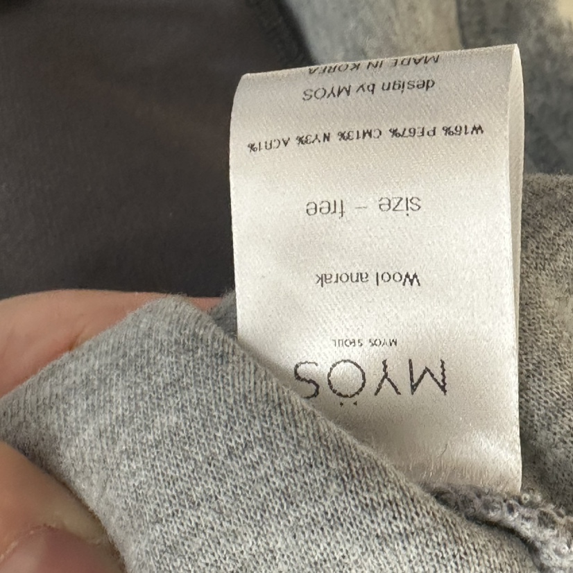 MYOS韓國代購㊣女士新款時尚熱賣人氣真品25秋冬休閑推薦衛衣MYOS衛衣