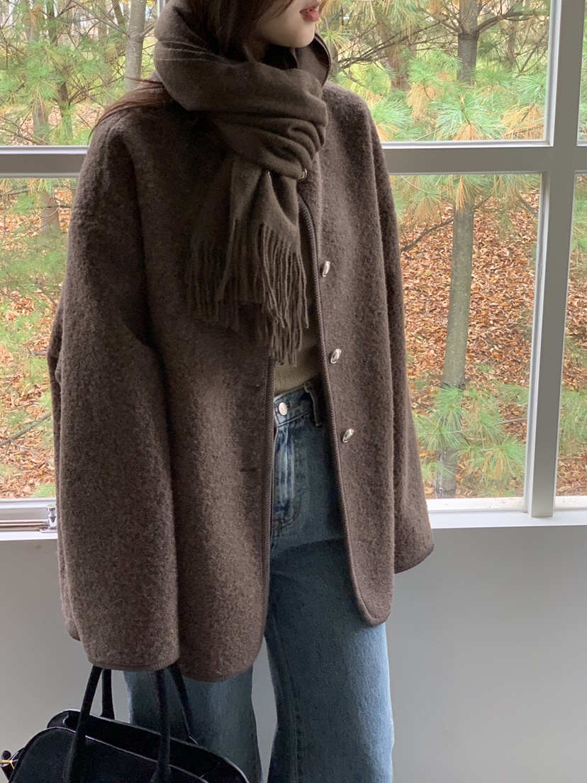 LOGARDEN韓國直郵㊣女士新品25秋冬休閑人氣真品時尚職業夾克LO GARDEN夾克