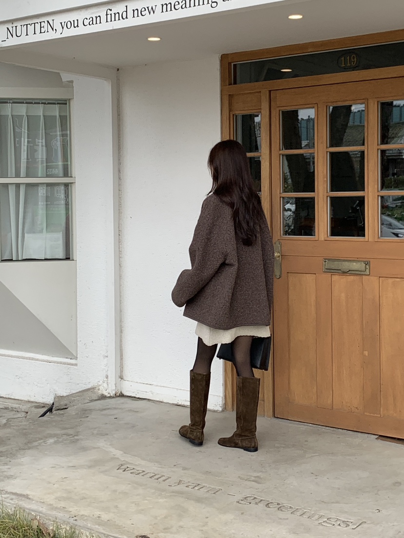 LOGARDEN韓國直郵㊣女士新品25秋冬休閑人氣真品時尚職業夾克LO GARDEN夾克