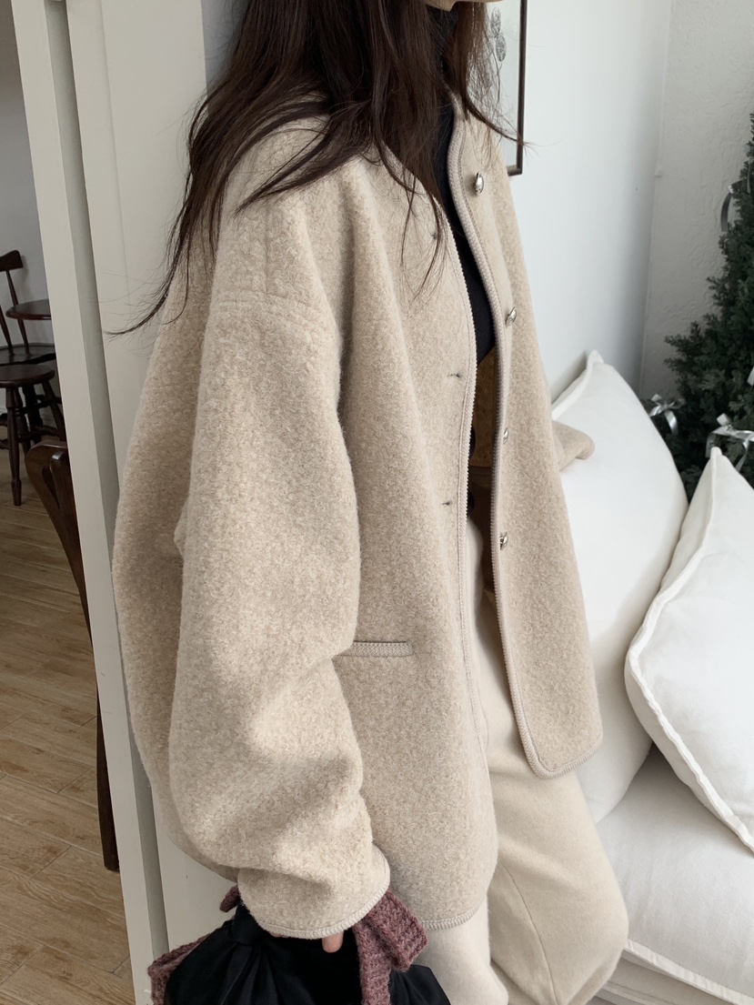 LOGARDEN韓國直郵㊣女士新品25秋冬休閑人氣真品時尚職業夾克LO GARDEN夾克