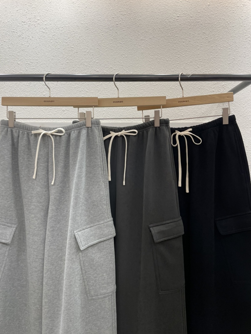 EGGPLANT韓國代購㊣女士新品25秋冬人氣休閑時尚休閑褲加絨EGGPLANT休閑褲