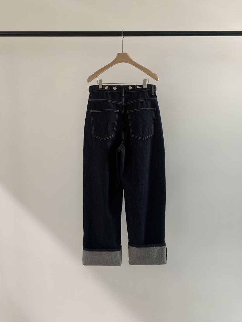 LOGARDEN韓國代購㊣女裝新款職業休閑25秋冬人氣真品牛仔褲LO GARDEN牛仔褲