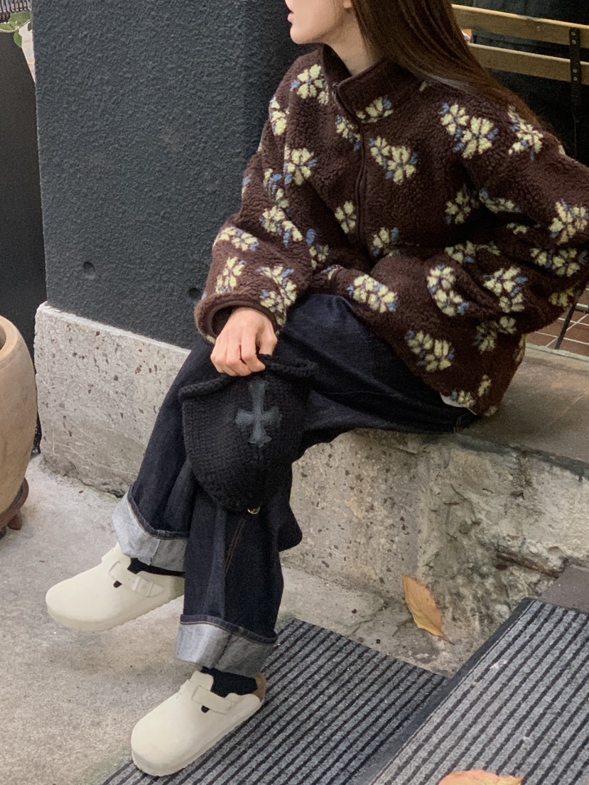 LOGARDEN韓國代購㊣女裝新款職業休閑25秋冬人氣真品牛仔褲LO GARDEN牛仔褲