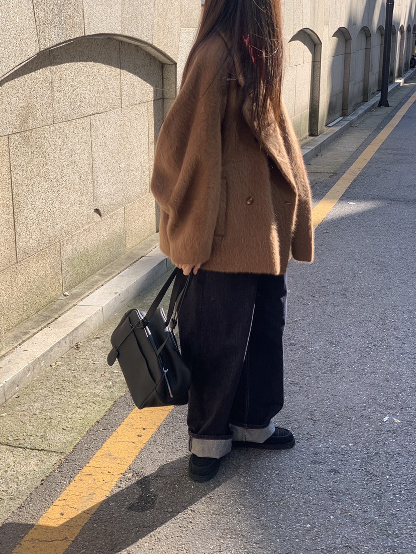 LOGARDEN韓國代購㊣女裝新款職業休閑25秋冬人氣真品牛仔褲LO GARDEN牛仔褲