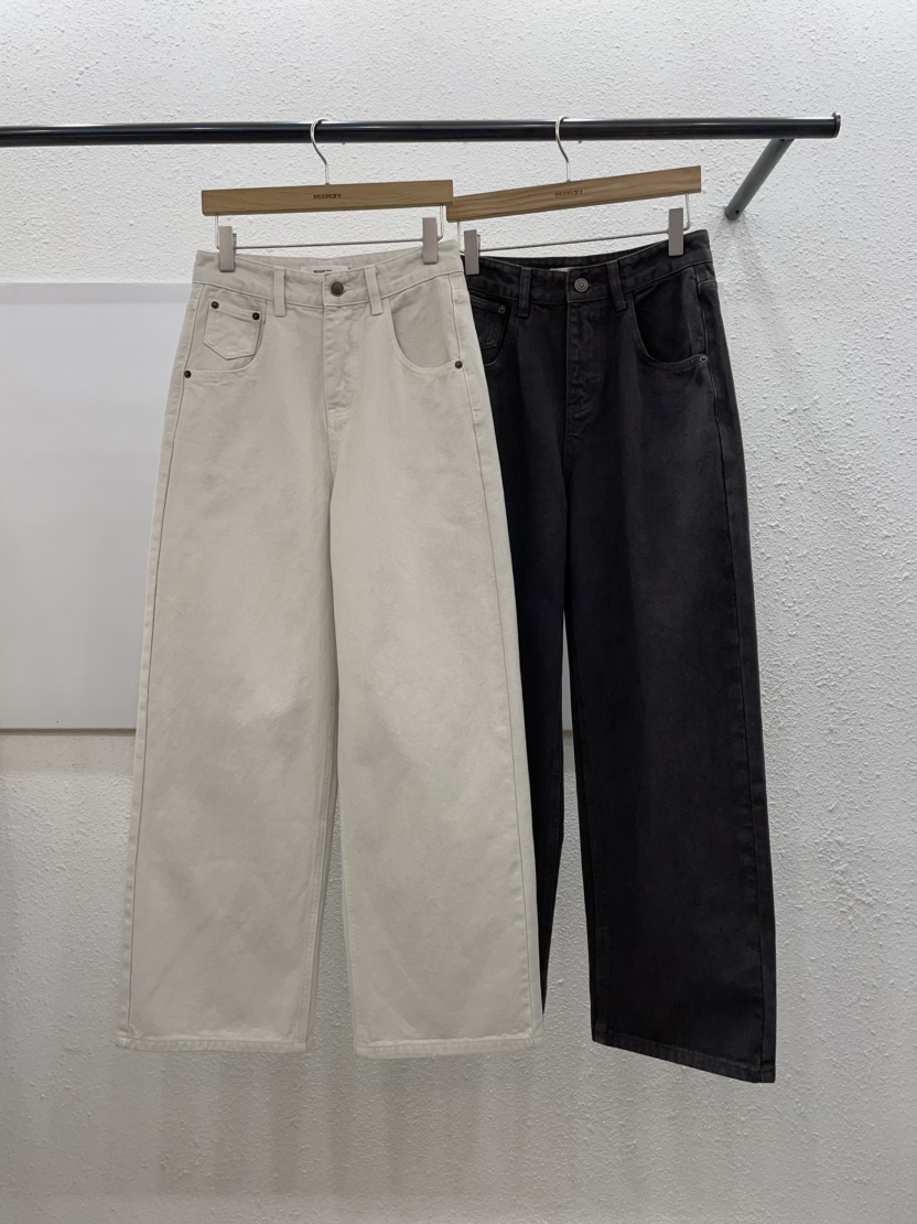 EGGPLANT東大門㊣代購女士新品25秋冬推薦休閑時尚熱賣牛仔褲EGGPLANT牛仔褲