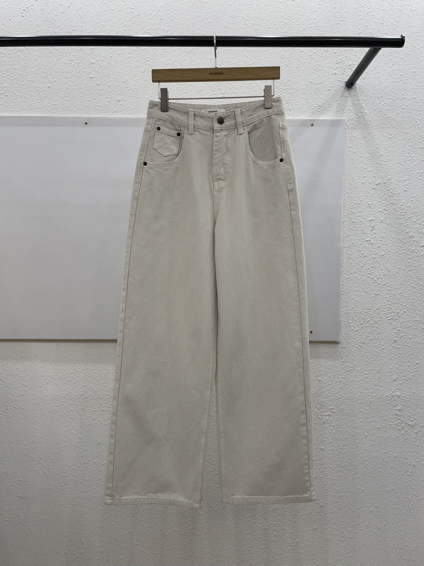 EGGPLANT東大門㊣代購女士新品25秋冬推薦休閑時尚熱賣牛仔褲EGGPLANT牛仔褲