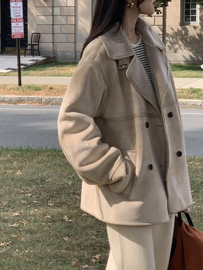 LOGARDEN東大門㊣實拍女裝新品熱賣時尚職業25秋冬休閑夾克LO GARDEN夾克