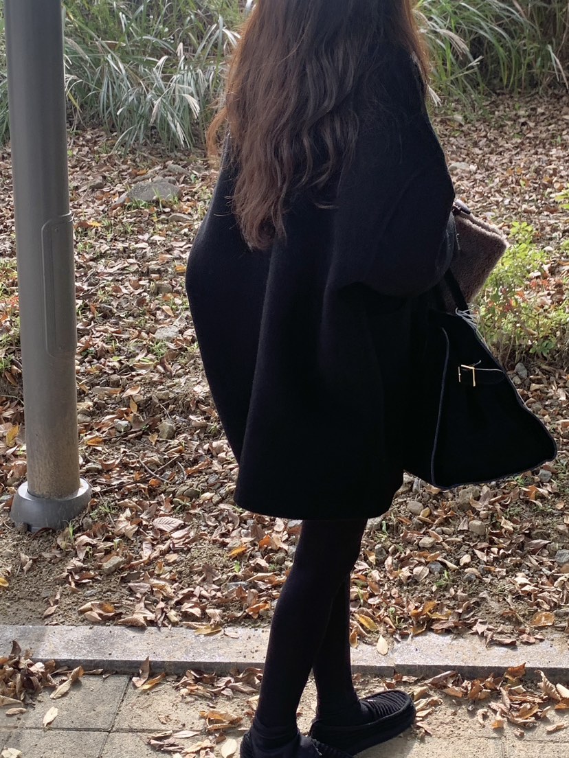 LOGARDEN東大門㊣代購女士新款時尚25秋冬休閑人氣中長款大衣LO GARDEN中長款大衣