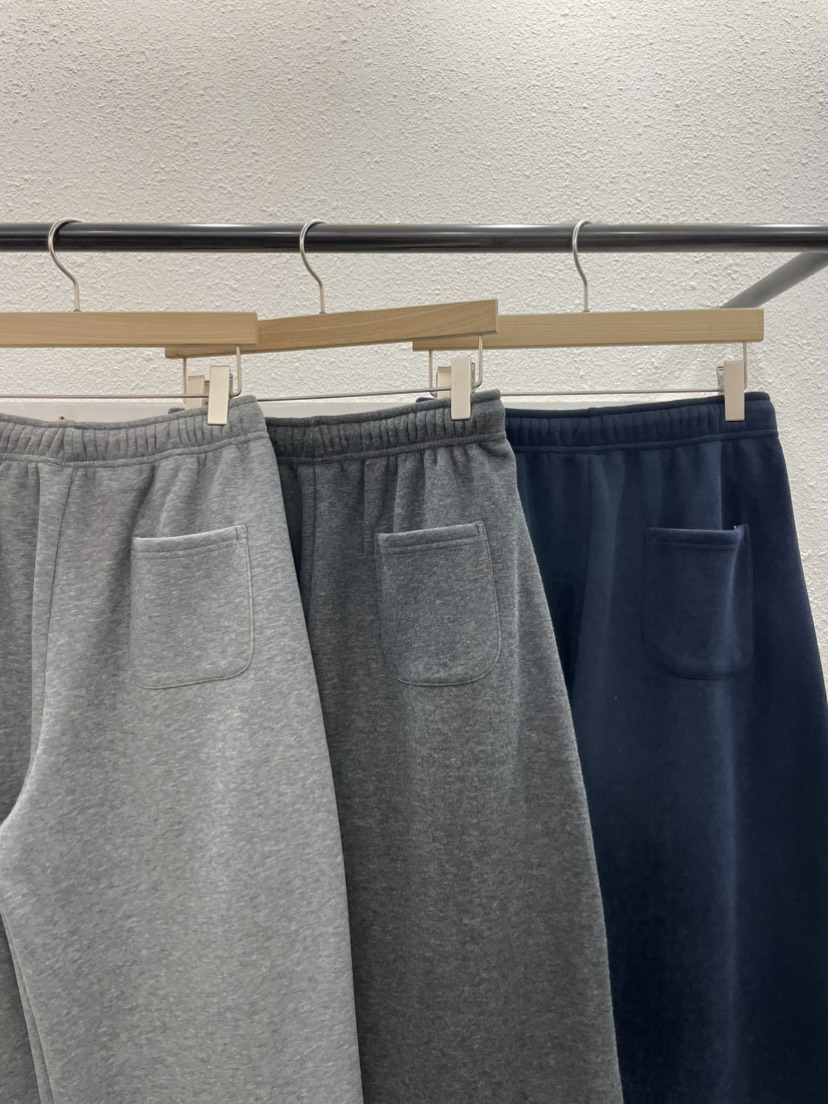 EGGPLANT東大門㊣代購女裝新品時尚推薦休閑褲口袋加絨抓絨EGGPLANT休閑褲