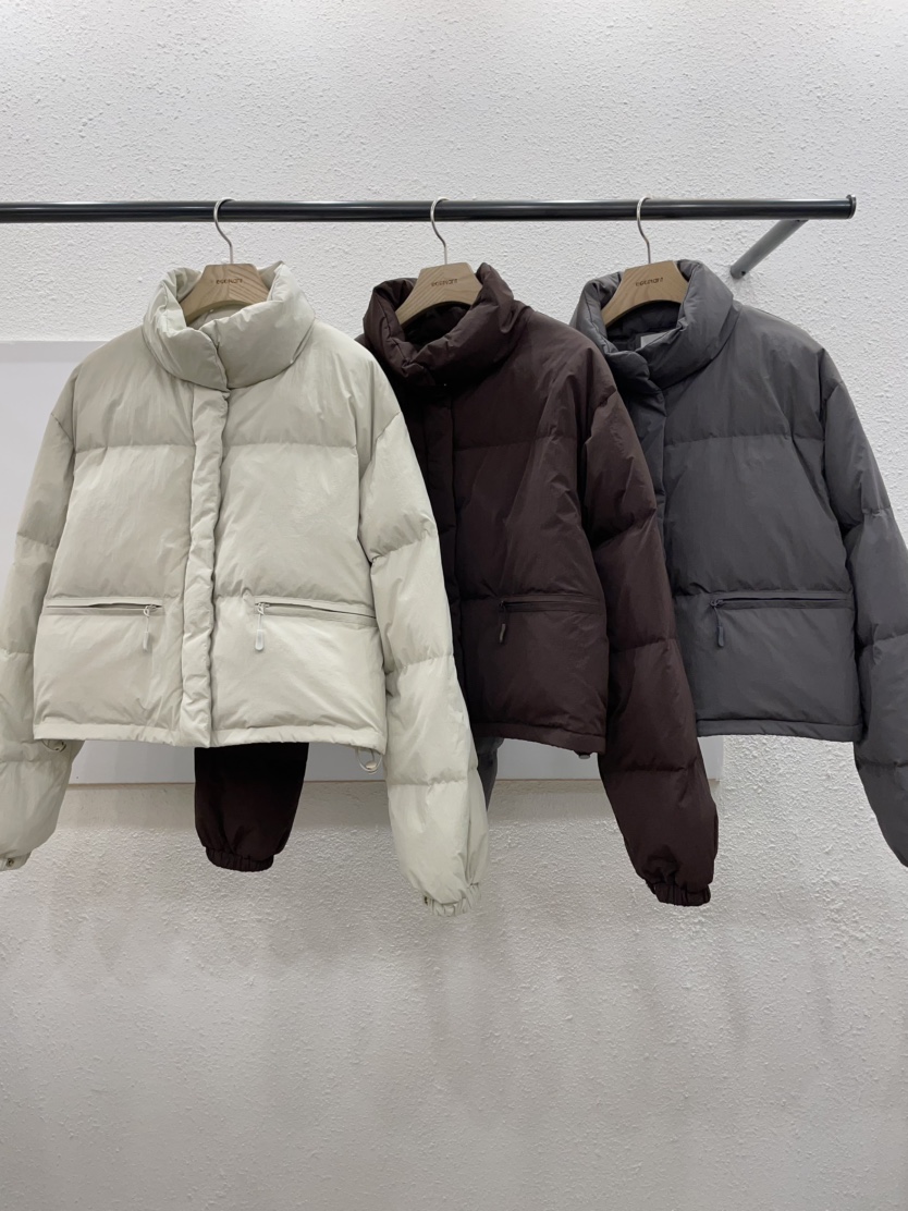 EGGPLANT韓國直郵㊣女裝新款推薦真品25秋冬職業短款羽絨服EGGPLANT短款羽絨服