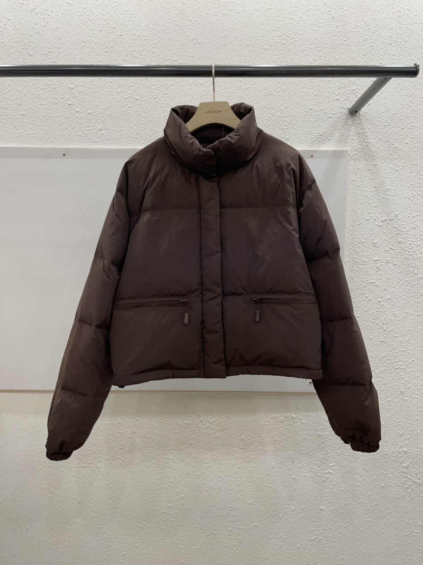 EGGPLANT韓國直郵㊣女裝新款推薦真品25秋冬職業短款羽絨服EGGPLANT短款羽絨服圖色2