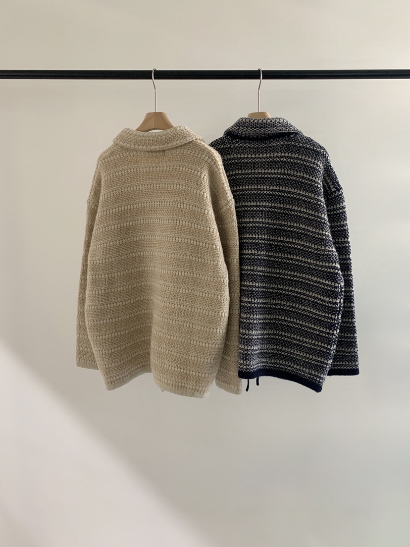 LOGARDEN東大門㊣實拍女裝新款25秋冬時尚職業人氣針織衫口袋LO GARDEN針織衫