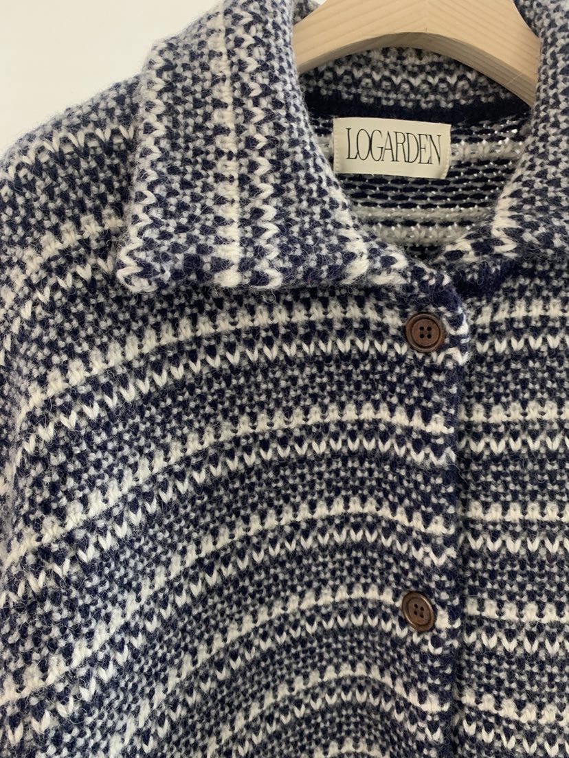 LOGARDEN東大門㊣實拍女裝新款25秋冬時尚職業人氣針織衫口袋LO GARDEN針織衫