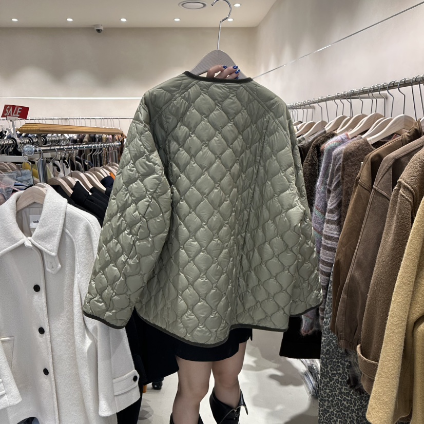 CREME BRULEE東大門㊣代購女裝新品人氣25秋冬時尚短款棉服CREME BRULEE/DH短款棉服