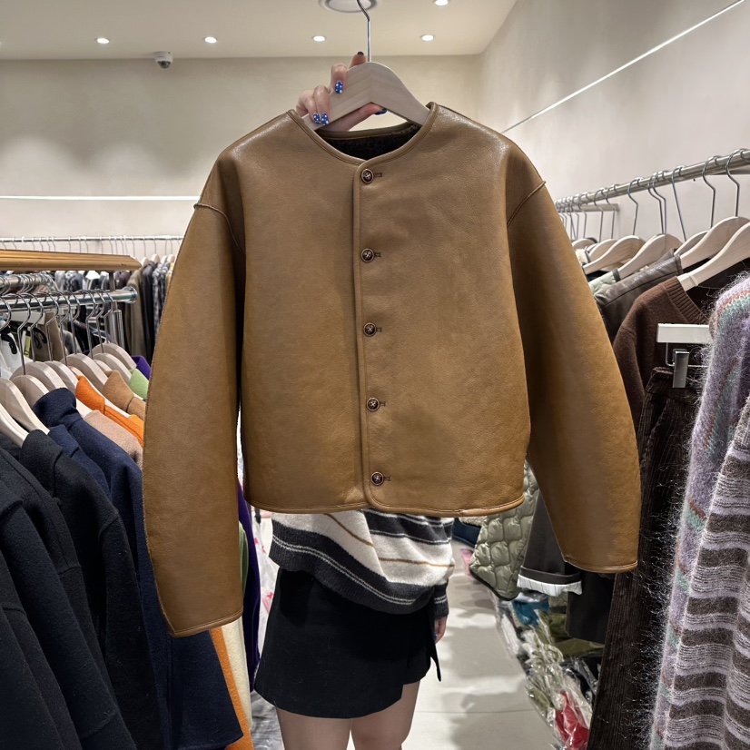 CREME BRULEE韓國代購㊣女士新品時尚人氣熱賣夾克兩面穿雙面CREME BRULEE/DH夾克