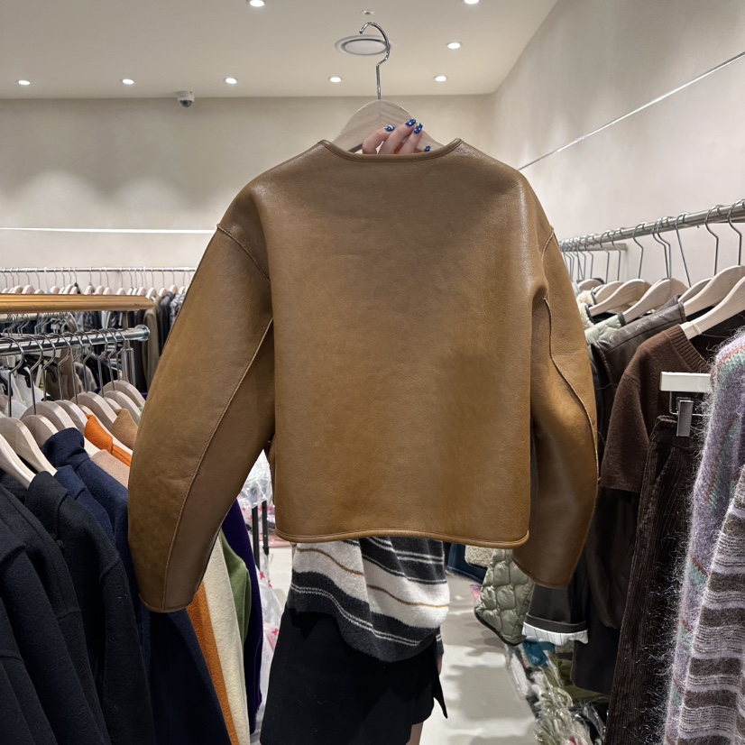 CREME BRULEE韓國代購㊣女士新品時尚人氣熱賣夾克兩面穿雙面CREME BRULEE/DH夾克