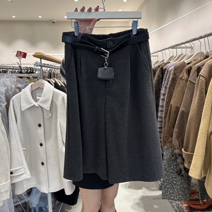 CREME BRULEE東大門㊣代購女士新款熱賣人氣推薦短褲含腰帶CREME BRULEE/DH短褲