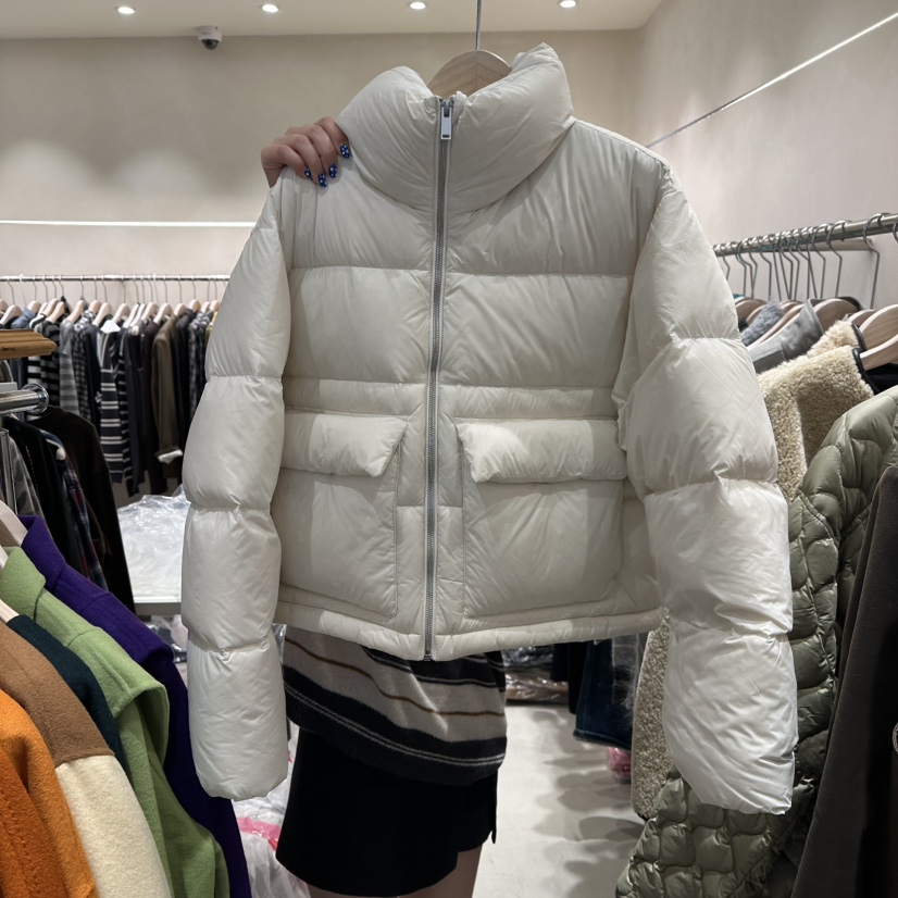 CREME BRULEE東大門㊣直郵女士新款時尚25秋冬推薦短款羽絨服CREME BRULEE/DH短款羽絨服