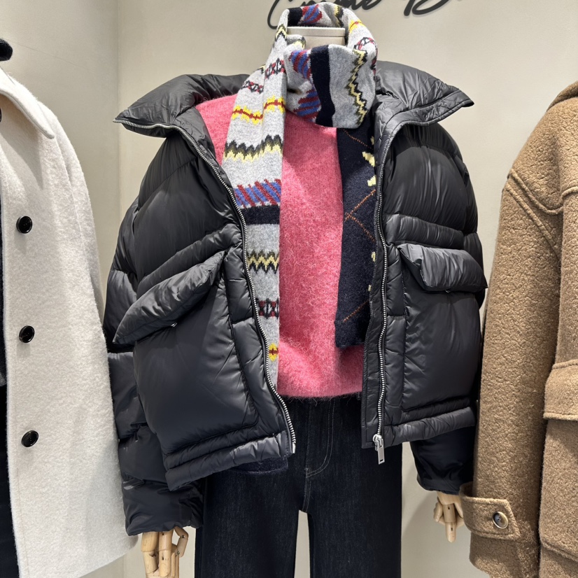 CREME BRULEE東大門㊣直郵女士新款時尚25秋冬推薦短款羽絨服CREME BRULEE/DH短款羽絨服圖色3