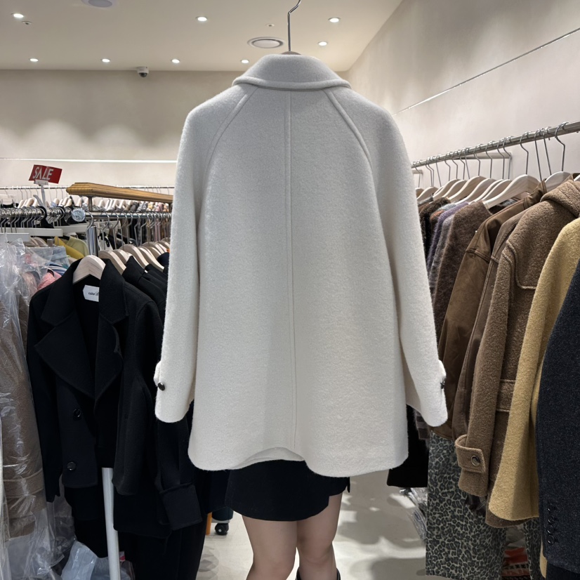 CREME BRULEE東大門㊣直郵女裝新品時尚休閑25秋冬夾克羊駝CREME BRULEE/DH夾克