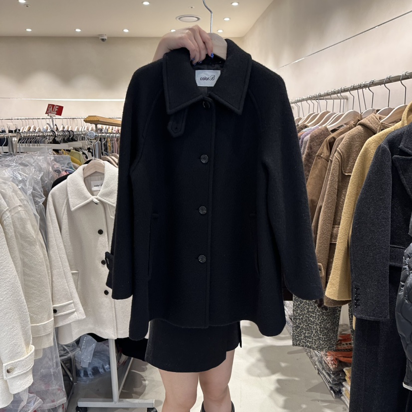 CREME BRULEE東大門㊣直郵女裝新品時尚休閑25秋冬夾克羊駝CREME BRULEE/DH夾克圖色3