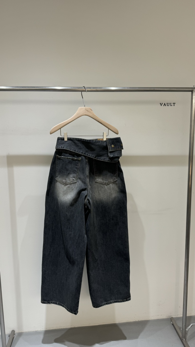 VAULT韓國直郵㊣女士新品推薦休閑真品時尚熱賣25秋冬牛仔褲VAULT牛仔褲