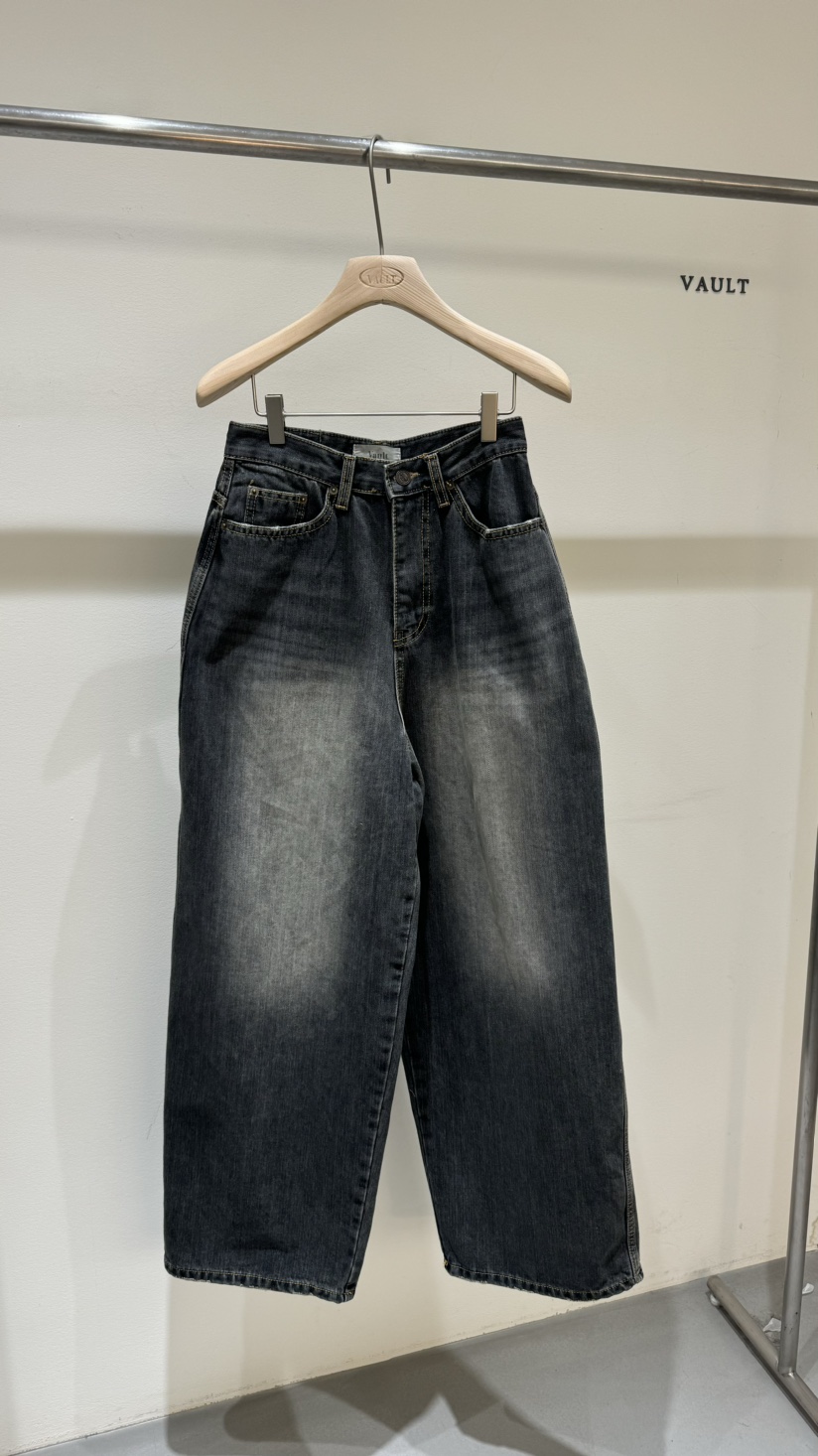 VAULT韓國直郵㊣女士新品推薦休閑真品時尚熱賣25秋冬牛仔褲VAULT牛仔褲