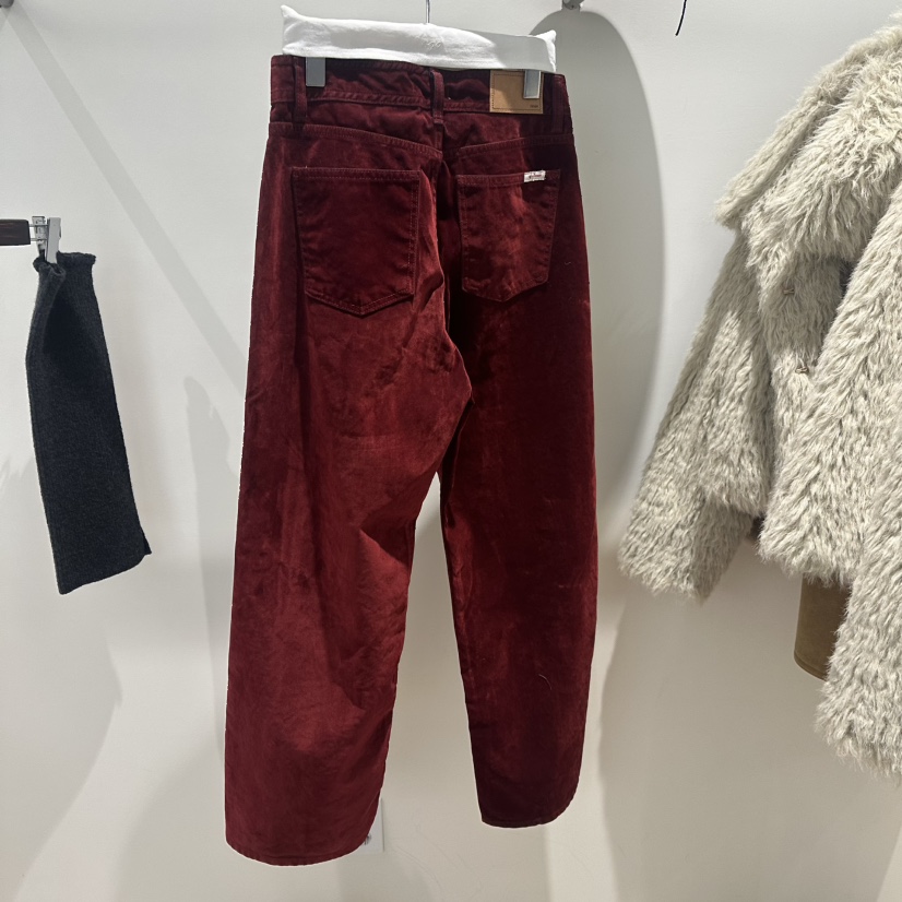 AGO韓國直郵㊣女裝新品真品休閑推薦人氣25秋冬職業休閑褲絲絨AGO休閑褲