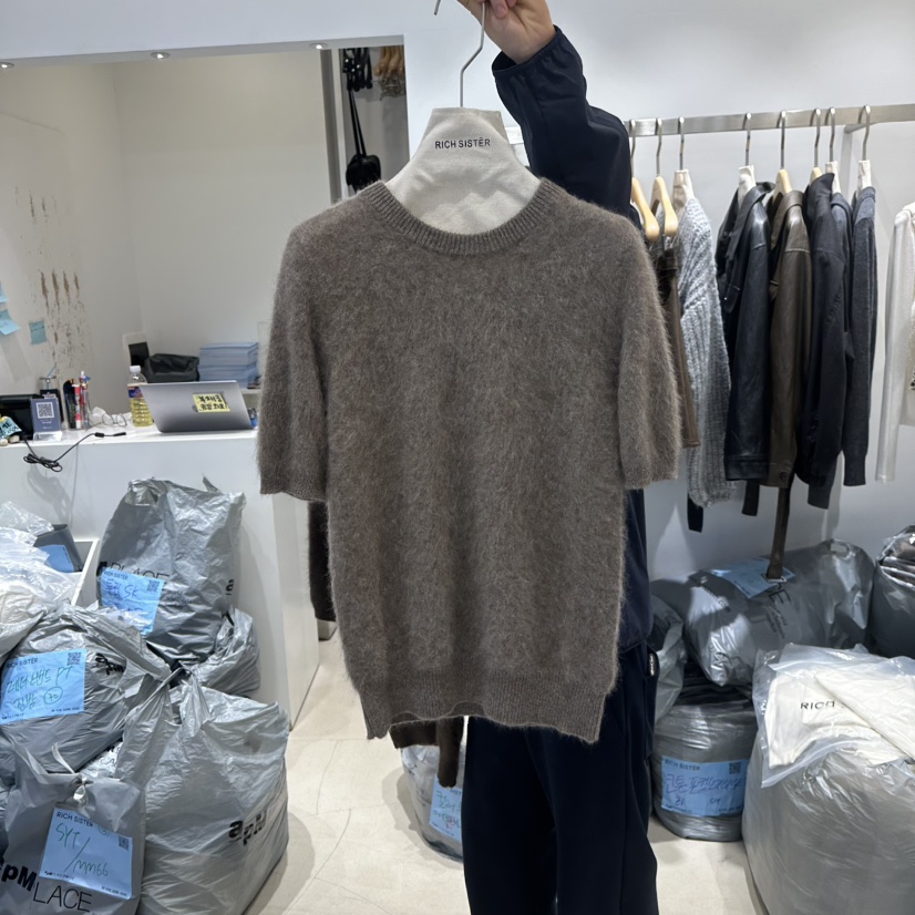RICH SISTER東大門㊣實拍女裝新品熱賣推薦時尚針織衫馬海毛RICH SISTER針織衫