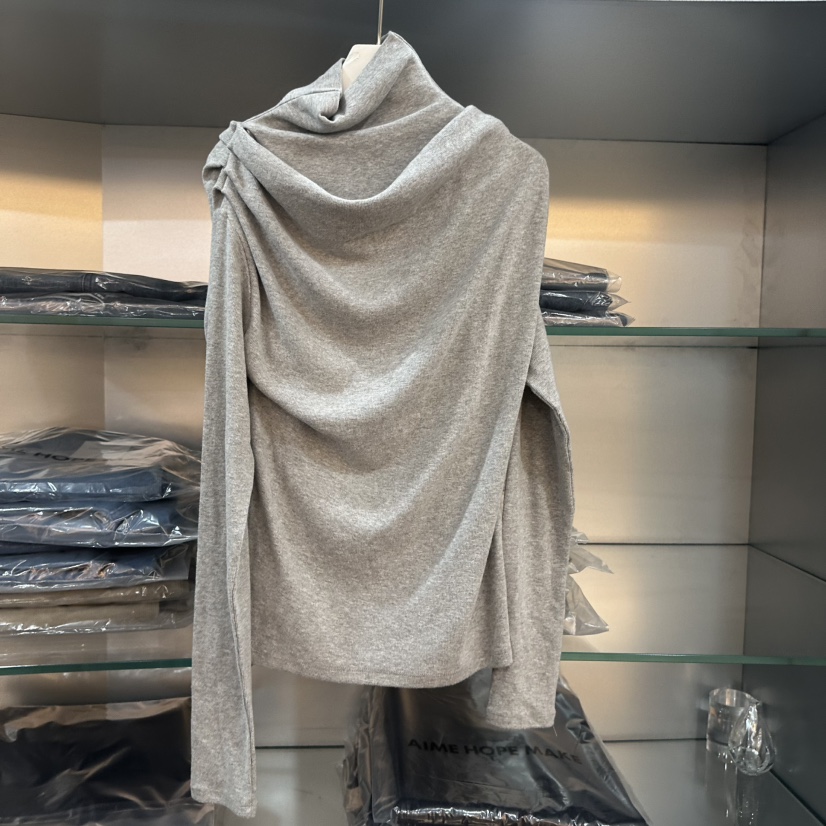 AIME HOPE MAKE東大門㊣代購女裝新品25秋冬熱賣時尚長袖T恤AIME HOPE MAKE長袖T恤