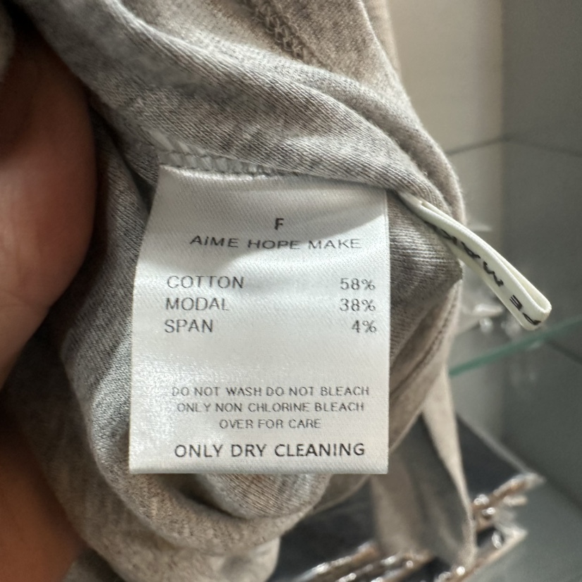 AIME HOPE MAKE東大門㊣代購女裝新品25秋冬熱賣時尚長袖T恤AIME HOPE MAKE長袖T恤