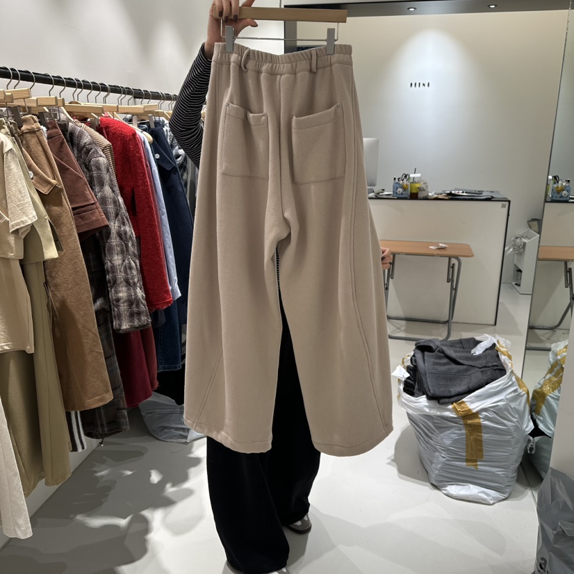 BEENS東大門㊣實拍女士新款人氣25秋冬熱賣推薦真品休閑褲圓領BEENS休閑褲