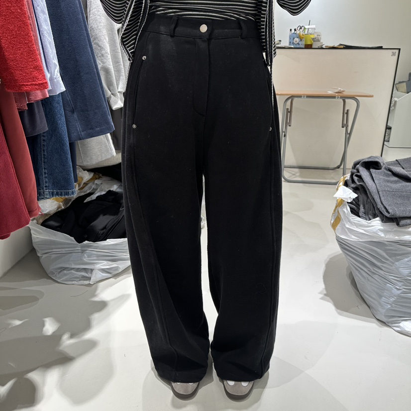 BEENS東大門㊣實拍女士新款人氣25秋冬熱賣推薦真品休閑褲圓領BEENS休閑褲圖色3