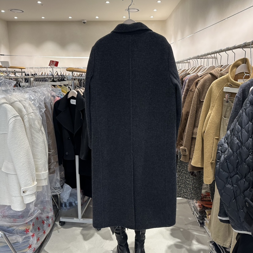 CREME BRULEE韓國直郵㊣女裝新款熱賣時尚真品25秋冬中長款大衣CREME BRULEE/DH中長款大衣