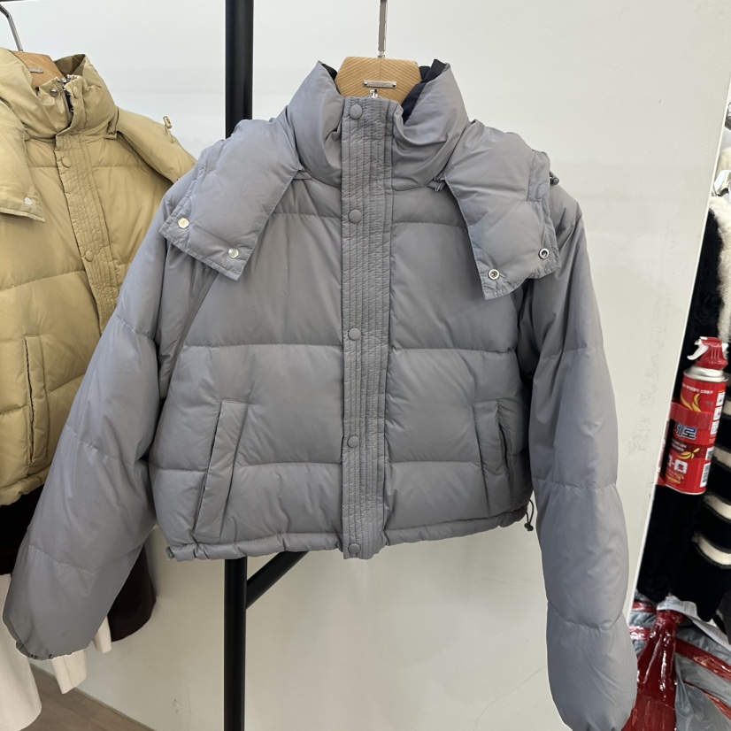 3 ANOTHER東大門㊣代購女士新款時尚短款羽絨服填充雙面絨3 ANOTHER短款羽絨服圖色3