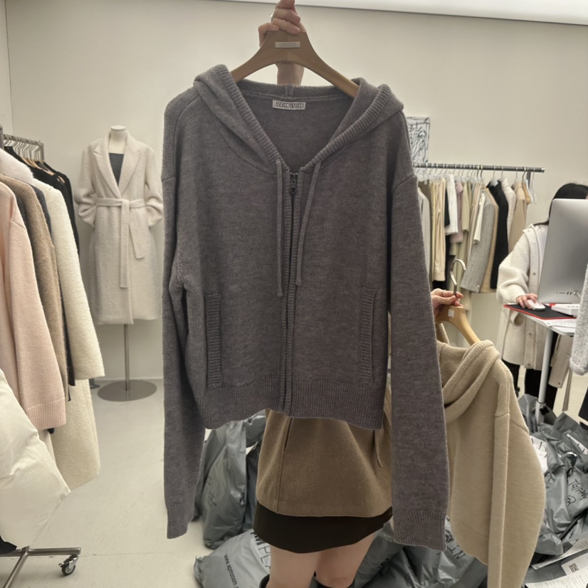 MER東大門㊣代購女士新品職業推薦真品25秋冬休閑時尚夾克拉鏈MER/ANGELO BIANCO夾克