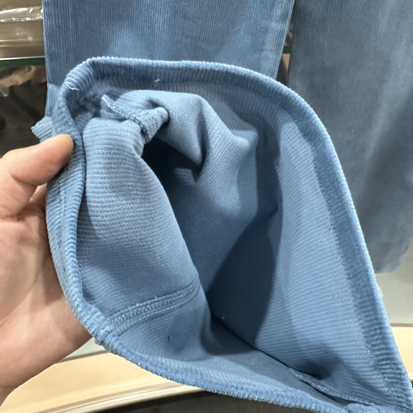 AIME HOPE MAKE東大門㊣代購女裝新品25秋冬牛仔褲燈芯絨AIME HOPE MAKE牛仔褲